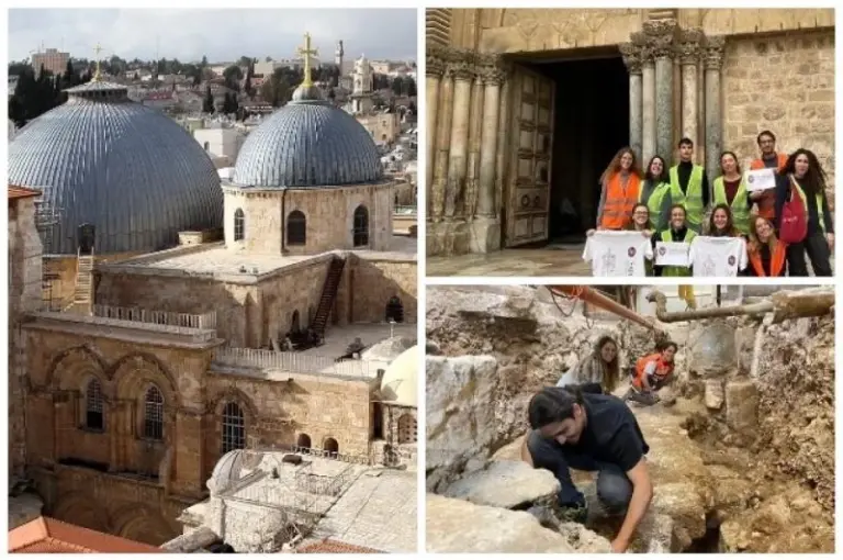 Как и сказано в Евангелии. Под храмом Гроба Господня найден древний сад